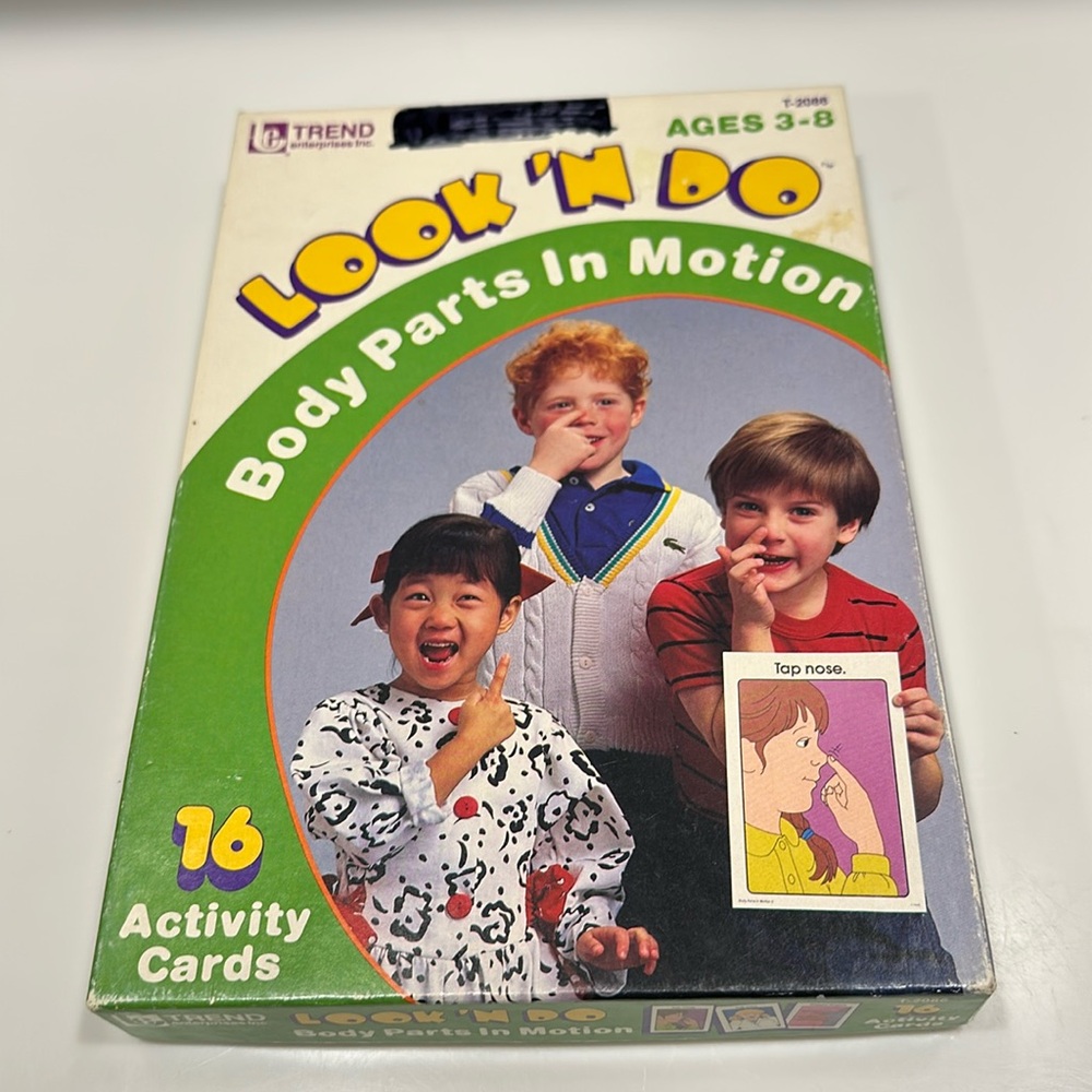 LOOK ‘n DO Body Parts In Motion Action Game/Activity - Complete